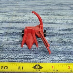 Vintage Ertl 1/64 scale IH Case 2 row picker diecast and plastic red and black